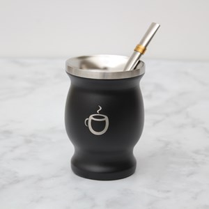 Coffret maté - calebasse et bombilla en inox