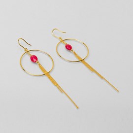 Bo inde creoles agathe fushia