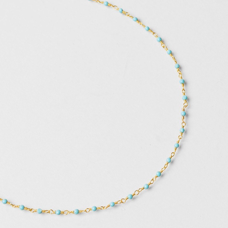 Collier inde turquoise