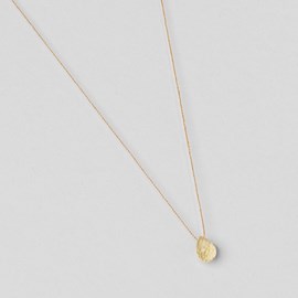 Collier goutte citrine