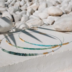 Collier deep sea blue