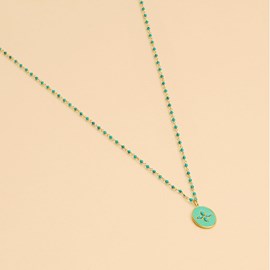 Collier long inde flower