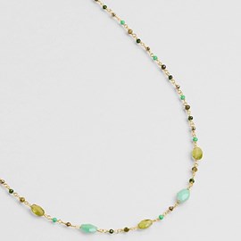 Collier mumbai vert