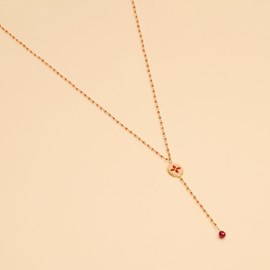 Chapelet inde flower corail