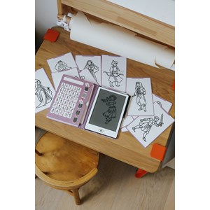 Kidydraw-mini tablette à dessin 30 princesse