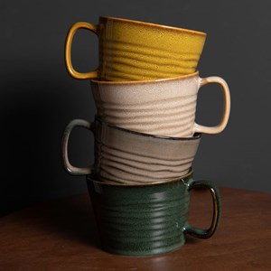 Lot de 4 mugs bas kili 40 cl