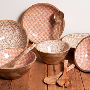 Coupe rangoli 35 cm (1 modèle aléatoire)