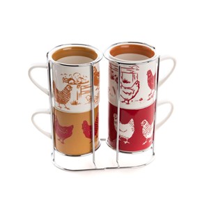 Lot de 4 tasses déjeuner maggie