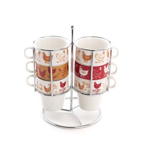 Lot de 6 tasses expresso maggie