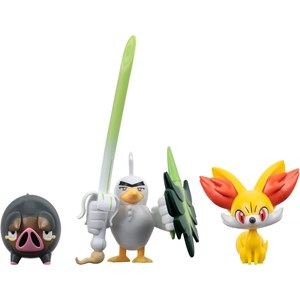 Figurines pokémon de bataille fennekin,