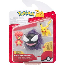 Pokémon pack de 3 figurines de combat