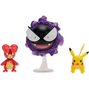 Pokémon pack de 3 figurines de combat