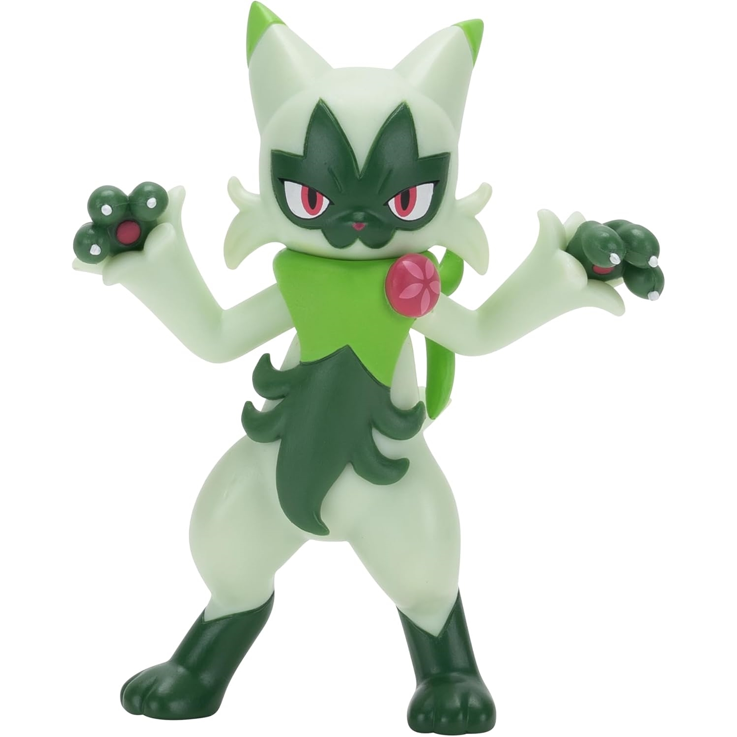 Cofet 2 Figurines Pokemon Roselia Et Scalpion - Figurine De Combat Gris Et Vert Set Jouet Garcon 1 Carte Animaux Bandai