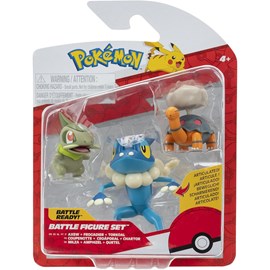 Pokémon pack de 3 figurines de combat