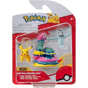 Figurines pokémon de bataille pikachu, m