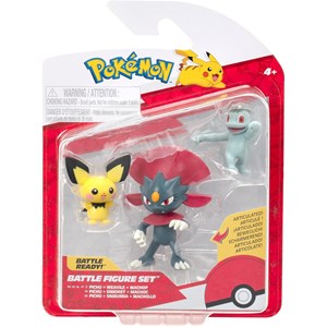 Pokémon pack de 3 figurines de combat
