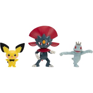 Pokémon pack de 3 figurines de combat
