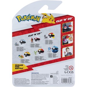 Pokémon poussacha et speed ball clip 'n'