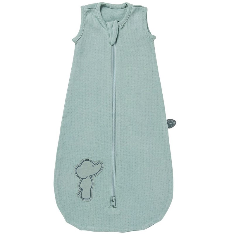 Gigoteuse légère en coton vert sauge luna & axel