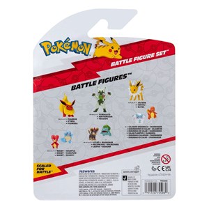 Pokémon pack de 3 figurines de combat