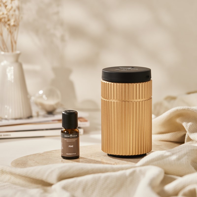 Diffuseur d’huiles essentielle striped metal