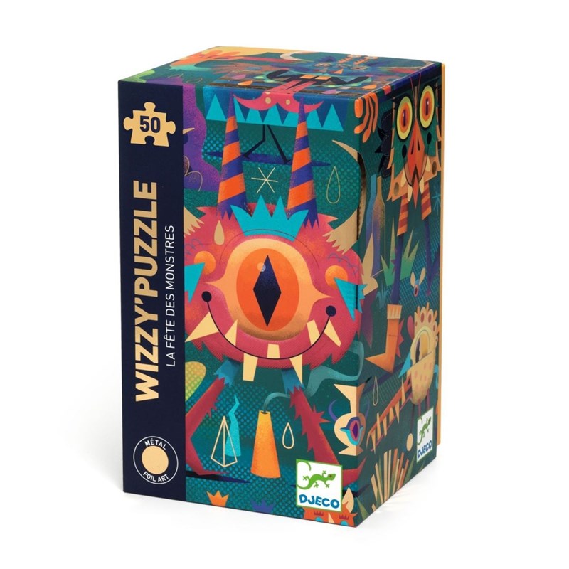 Djeco - Wizzy puzzle la fête des monstres 50 piè