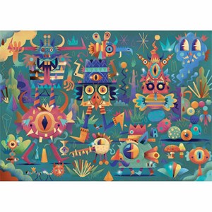 Wizzy puzzle la fête des monstres 50 piè