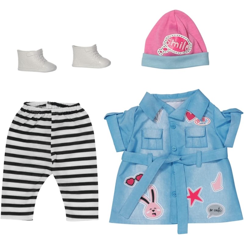 Zapf Creation - Baby born deluxe robe en jean pour poupé