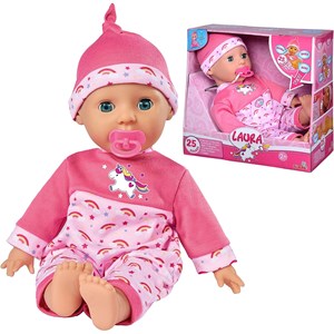 Laura chatouille moi bébé 38cm