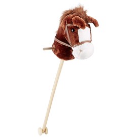 Cheval à bâton avec son brun foncé