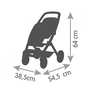 Maxi-cosi poussette pour poupée jumeaux