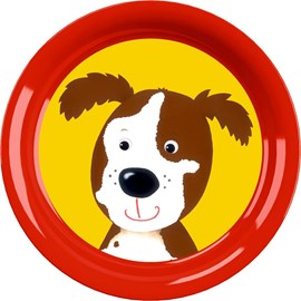 Assiette chien - petits coquins effronté