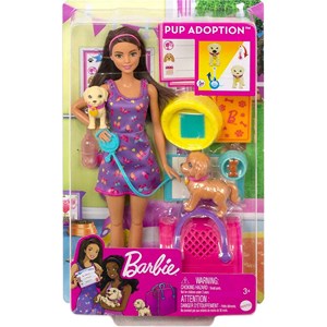 Barbie set de jeu d'adoption de chiots a