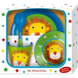 Coffret vaisselle lion - petits coquins