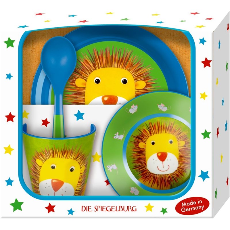 Coffret vaisselle lion - petits coquins