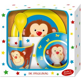 Vaisselle coffret cadeau singe - vilains