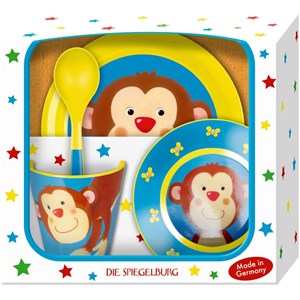 Vaisselle coffret cadeau singe - vilains