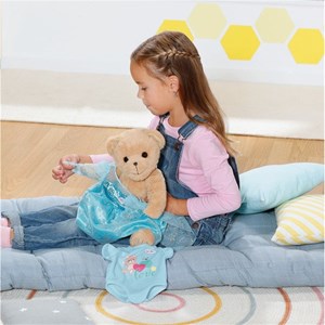 Baby born ours en peluche bleu 36 cm