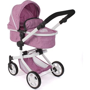 Poussette combinée 2 en 1 mika jean rose
