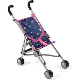 Mini-buggy roma papillons rose bleu pour