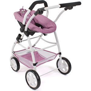 Poussette pour poupées 3 en 1 emotion je