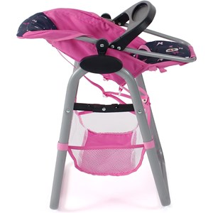 Chaise haute pour poupées papillon