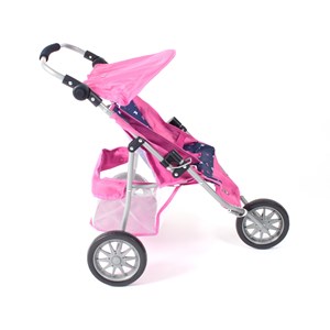 Poussette jogger 3 roues pour poupées ju