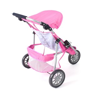 Poussette jogger 3 roues pour poupées ju
