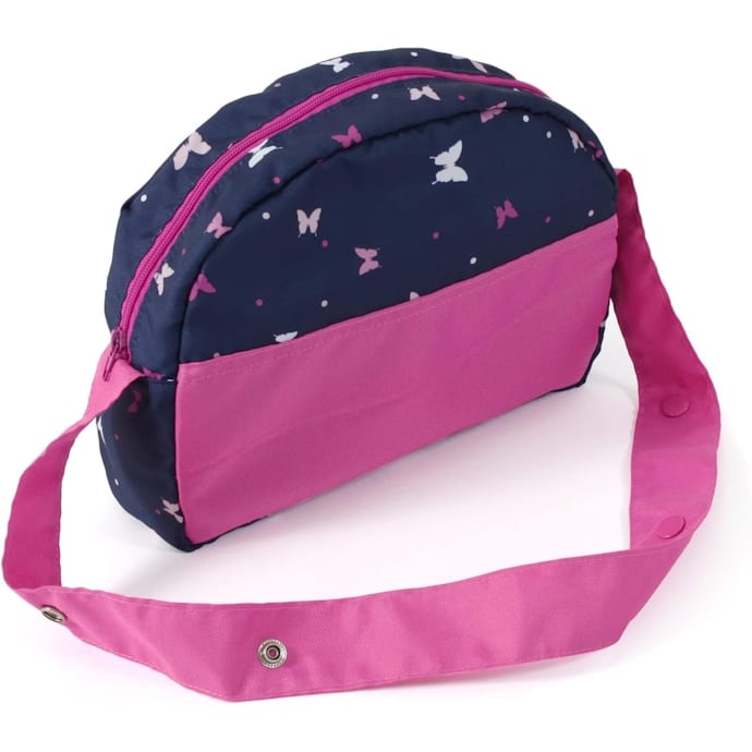 Sac à Langer Pour Poupée – Accessoire De Jeu Avec Matelas Lavable, Bandoulière, Fixation Poussette, Star Turquoise - 8