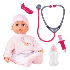 Set de doctuer avec poupée bébé avec son