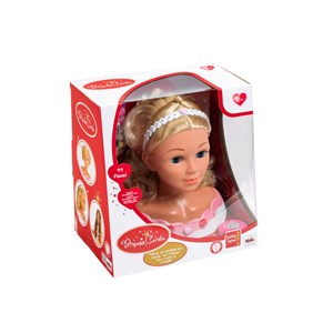 Tête à coiffer princesse coralie &nbsp;rose&nbsp;