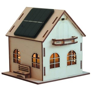 Maison solaire en bois