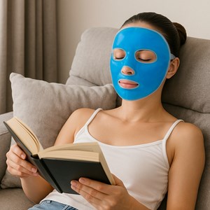 Masque gel soin du visage chaud ou froid