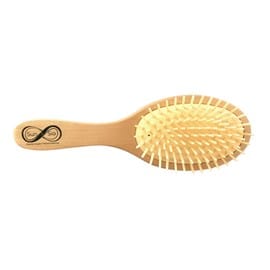 Brosse à cheveux en bois effet massant